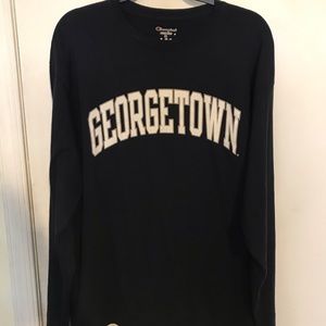 Georgetown Long sleeve Champion Shirt